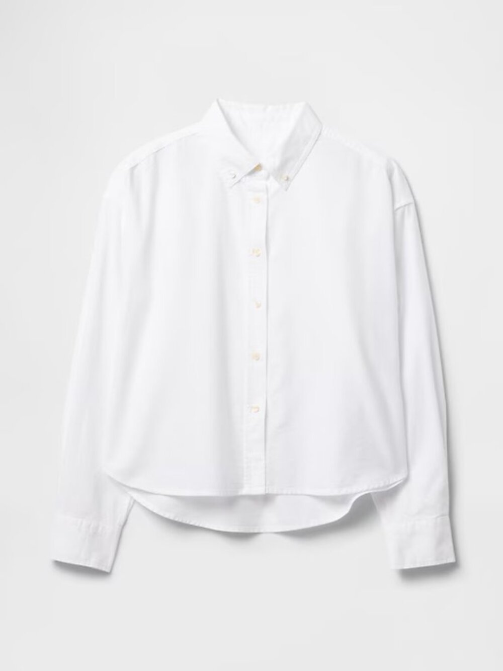 GAP White Button-Down Shirt
